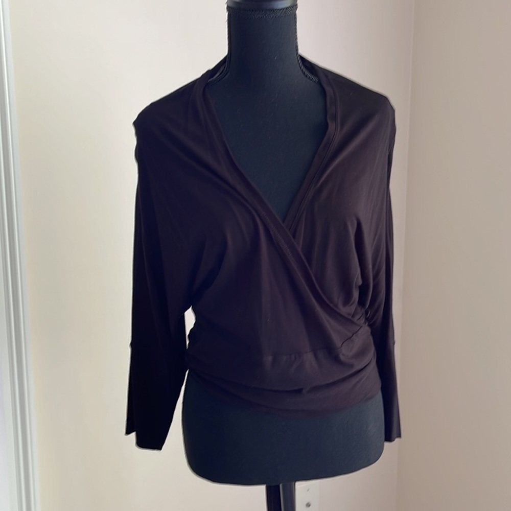 BCBG wrap top